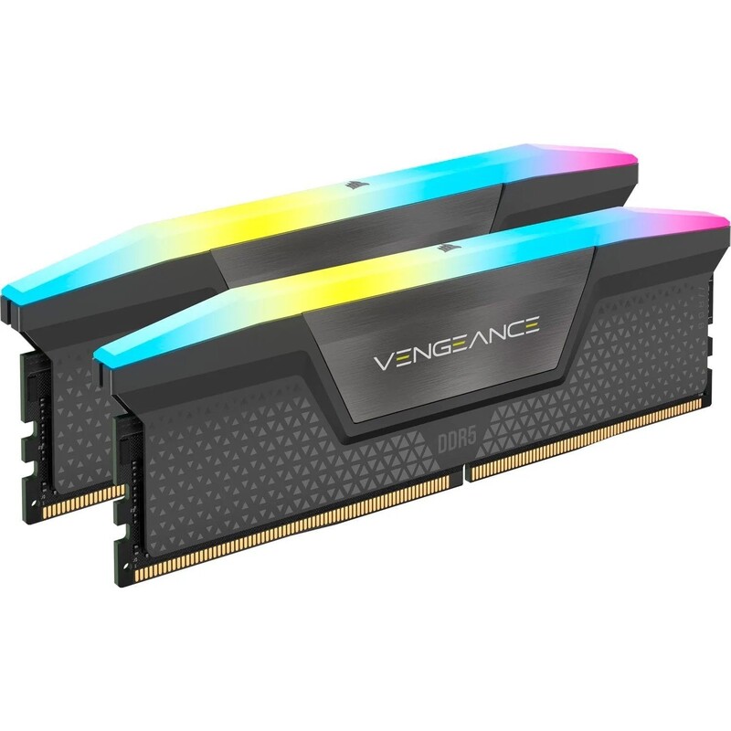 Модуль пам`ятi DDR5 2x16GB/5600 Corsair Vengeance RGB Cool Grey (CMH32GX5M2B5600Z36K)