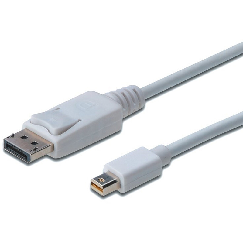Кабель Digitus mini DisplayPort - DisplayPort (M/M), 2 м, White (AK-340102-020-W)