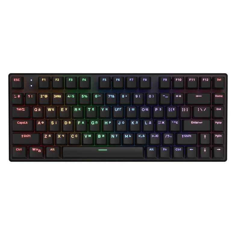 Клавиатура Hator Icefall Mecha 75 Wireless Rainbow Black (HTK275UA)