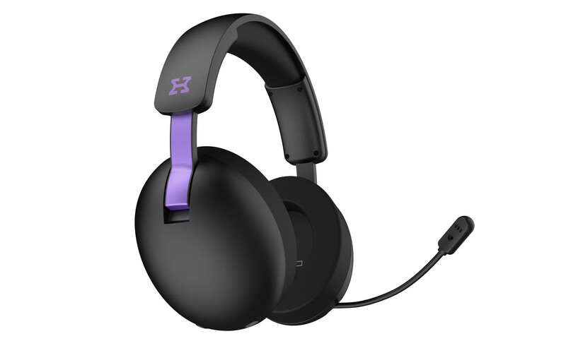 Bluetooth-гарнiтура Hator Hellyberry HH30 Wireless Black/Violet (HH30_wireless_BV)
