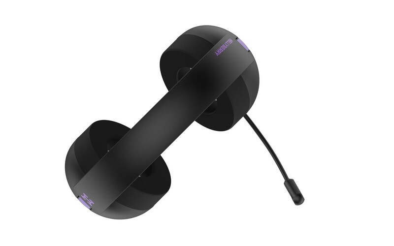 Bluetooth-гарнiтура Hator Hellyberry HH30 Wireless Black/Violet (HH30_wireless_BV)