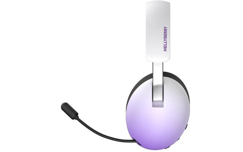 Bluetooth-гарнiтура Hator Hellyberry HH30 Pro Wireless White/Violet (HH30_PRO_wireless_WV)