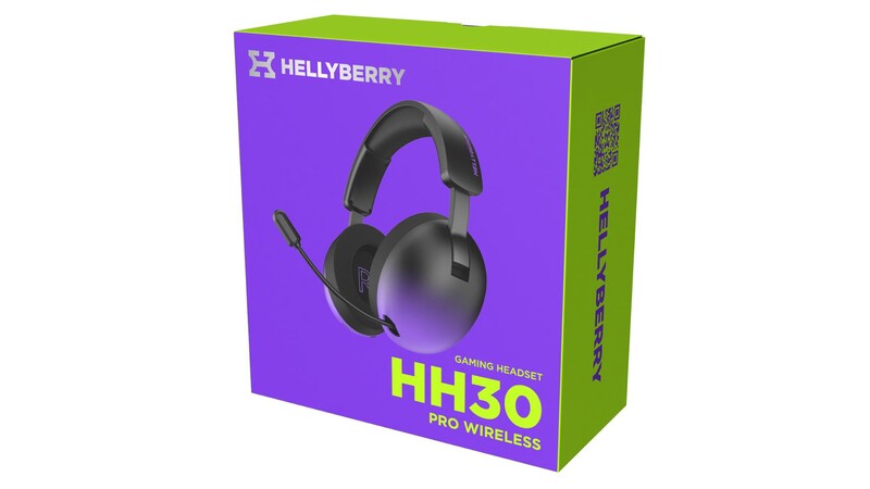 Bluetooth-гарнiтура Hator Hellyberry HH30 Pro Wireless Black/Violet (HH30_PRO_wireless_BV)
