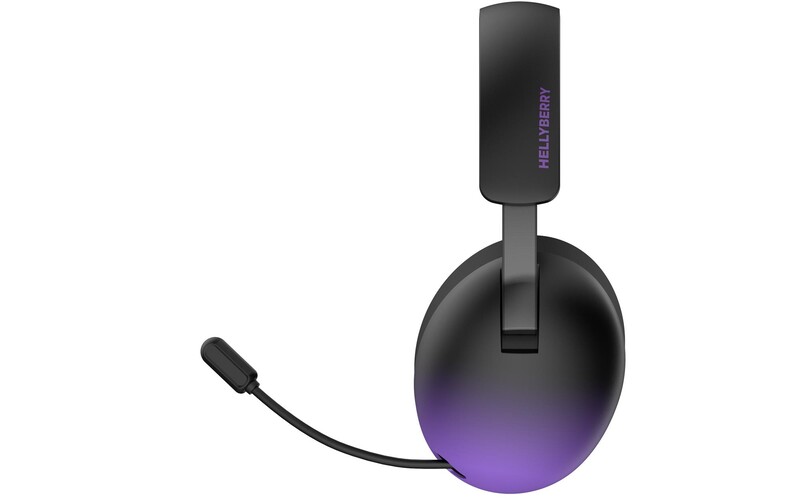 Bluetooth-гарнiтура Hator Hellyberry HH30 Pro Wireless Black/Violet (HH30_PRO_wireless_BV)