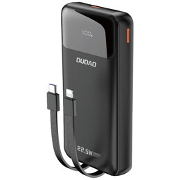 Універсальна мобільна батарея Dudao K15Pro 20000mAh 22.5W Black (6977196682430)