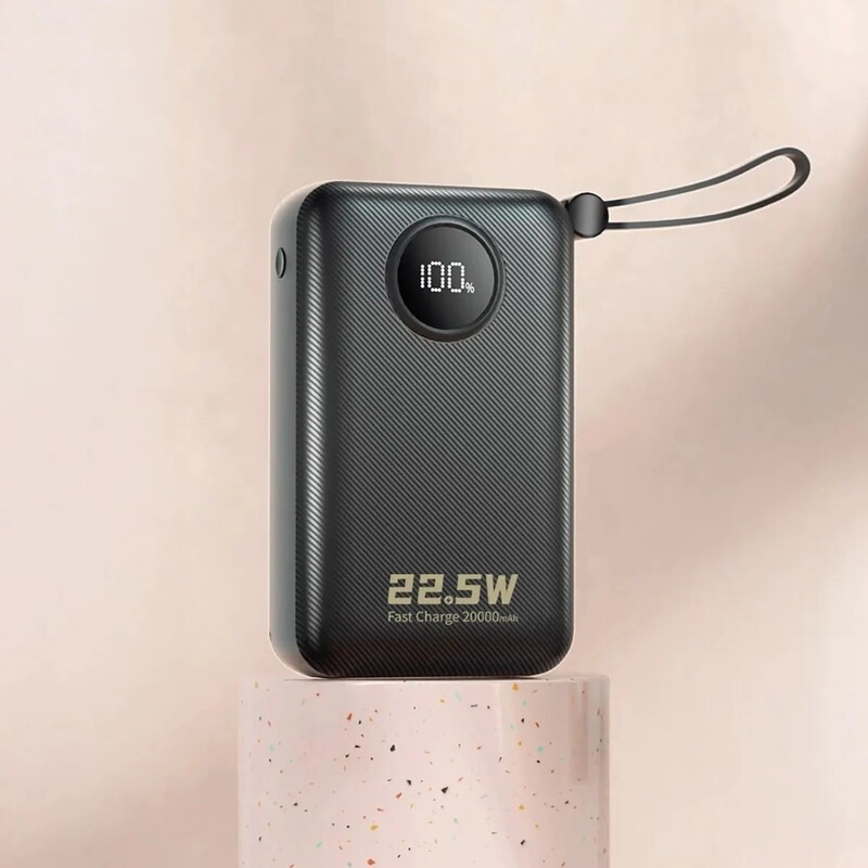 Універсальна мобільна батарея Dudao K14+ 20000mAh 22.5W Black (6977196680016)