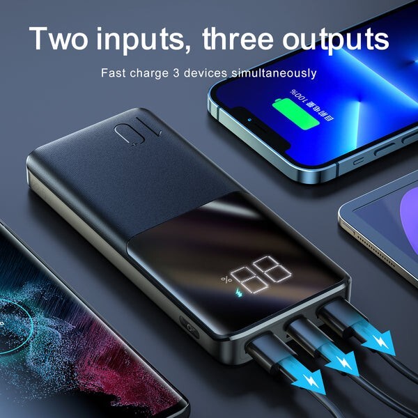 Універсальна мобільна батарея Joyroom 10000mAh 22.5W Black (JR-QP191)