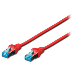 Патч-корд Digitus (DK-1531-050/R) cat.5e, SF-UTP, 5м, AWG 26/7, червоний