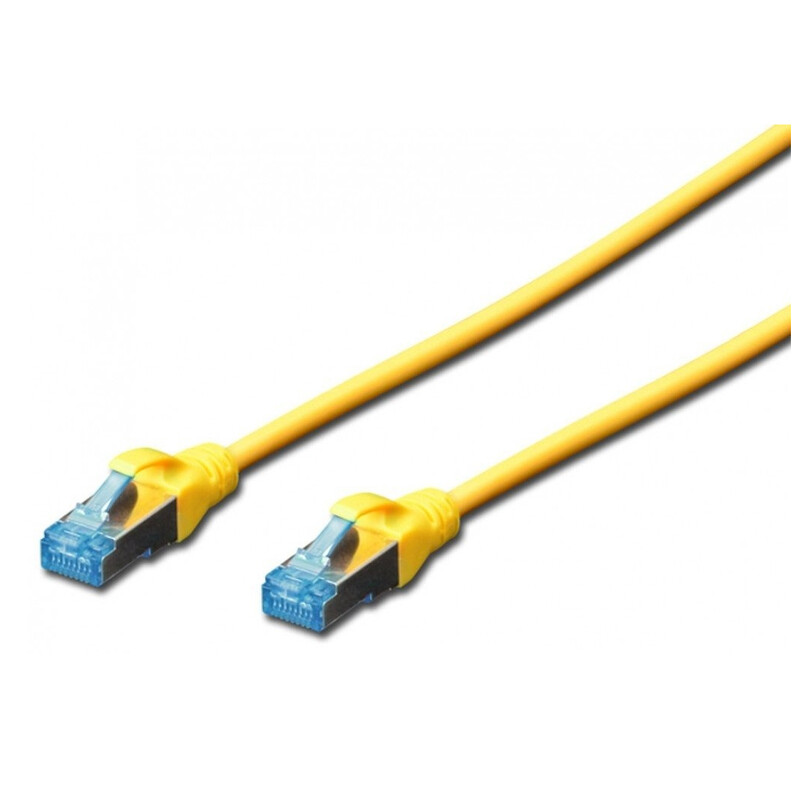 Патч-корд Digitus (DK-1531-050/Y) cat.5e, SF-UTP, 5м, AWG 26/7, жовтий