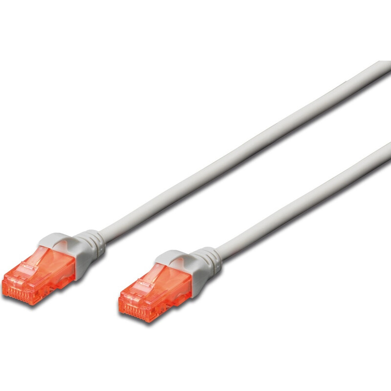 Патч-корд Digitus (DK-1617-050) CAT 6, UTP, 5 м, AWG 26/7, Cu, LSZH, сірий