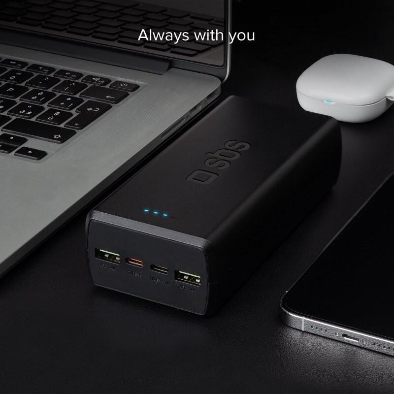 Универсальная мобильная батарея SBS 30000 mAh 20W Black (TTBB30000PD20K)
