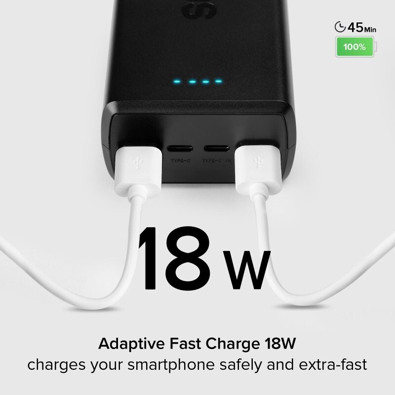 Універсальна мобільна батарея SBS 30000 mAh 20W Black (TTBB30000PD20K)