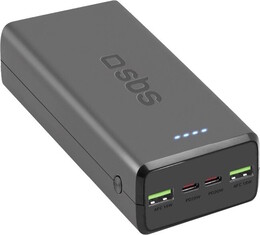 Универсальная мобильная батарея SBS 30000 mAh 20W Black (TTBB30000PD20K)