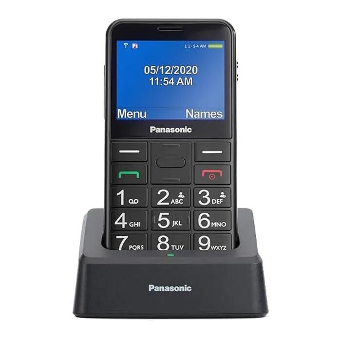 Мобильный телефон Panasonic KX-TU155 Dual Sim Black (KX-TU155EXBN)