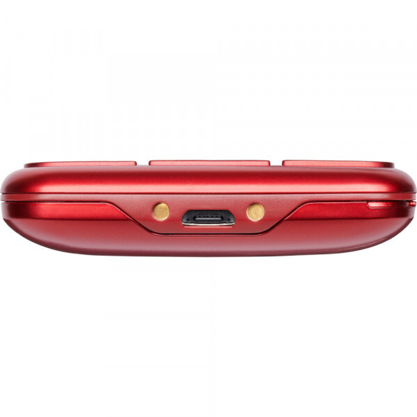 Мобильный телефон Panasonic KX-TU155 Dual Sim Red (KX-TU155EXRN)