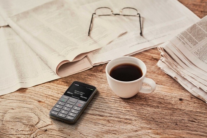 Мобильный телефон Panasonic KX-TU160 Black (KX-TU160EXB)