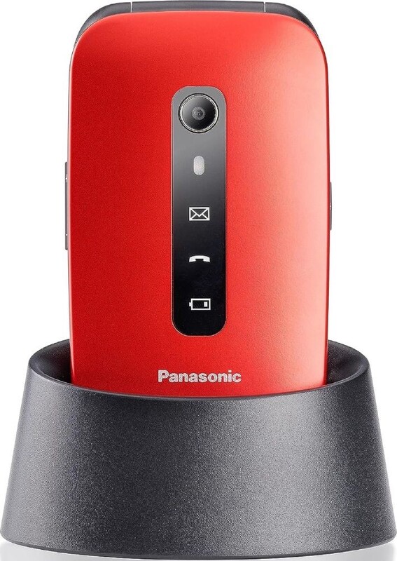 Мобильный телефон Panasonic KX-TU550 Red (KX-TU550EXR)