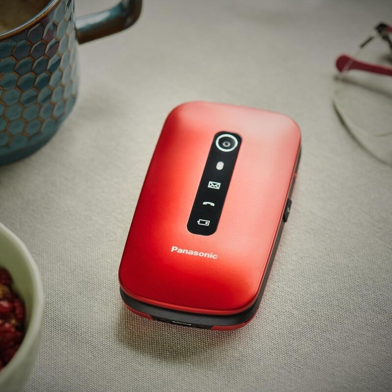 Мобильный телефон Panasonic KX-TU550 Red (KX-TU550EXR)