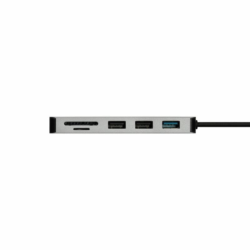 Концентратор USB 3.1 Type-C Grand-X PD Сharging  HDMI/3хUSB/Type-C/OTG/CR (SG-512)