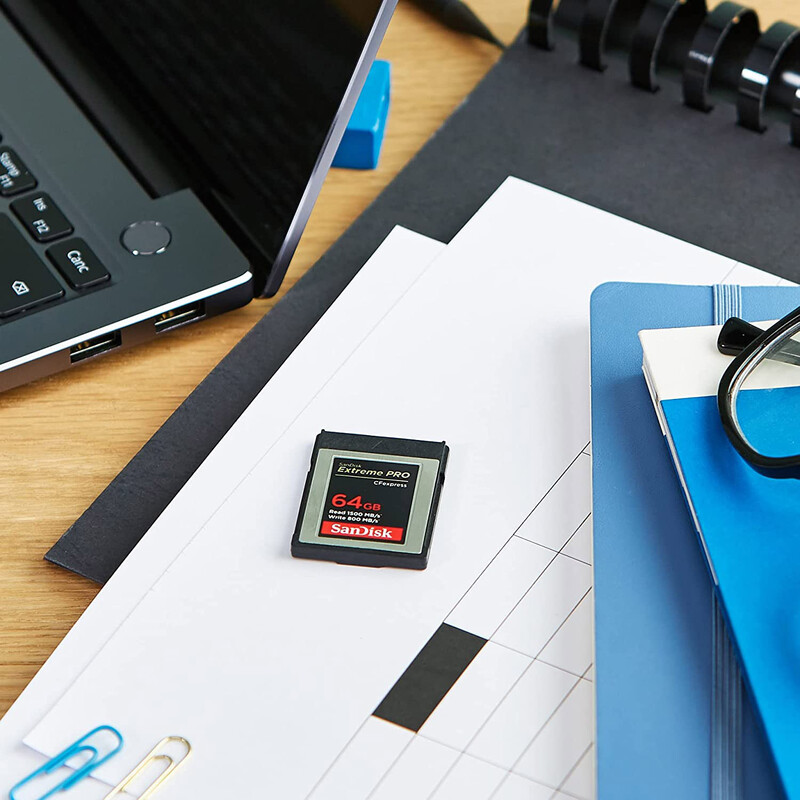 Карта памяти CFexpress (Type B) 64GB SanDisk Extreme Pro R1500/W800MB/s (SDCFE-064G-GN4NN)