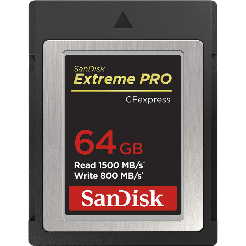 Карта памяти CFexpress (Type B) 64GB SanDisk Extreme Pro R1500/W800MB/s (SDCFE-064G-GN4NN)