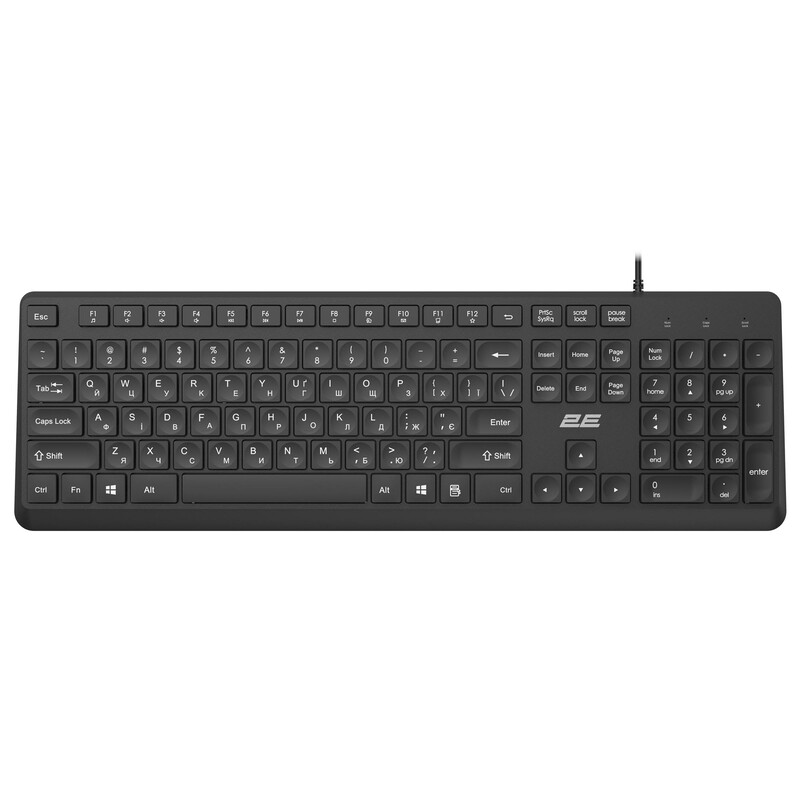 Клавиатура 2E KS405 Black (2E-KS405UBK_UA)