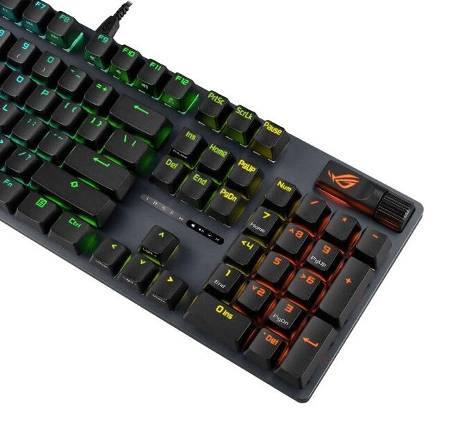 Клавiатура Asus ROG Strix Scope II X Black (90MP03XG-BKMA00)