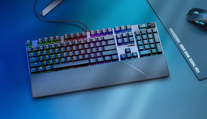 Клавiатура Asus ROG Strix Scope II X Black (90MP03XG-BKMA00)