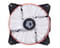 Фото - Вентилятор ID-Cooling SF-12025-R, 120x120x25мм, 4-pin PWM, чорний з червоним Bulk | click.ua