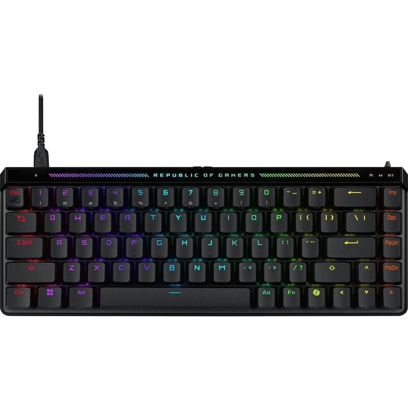 Клавiатура Asus ROG Falchion Ace 68key HFX Magnetic Switches Black (90MP03VE-BKMA00)