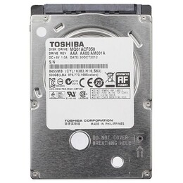 Накопитель HDD 2.5" SATA 500GB Toshiba 7200rpm 16MB (MQ01ACF050) Refurbished