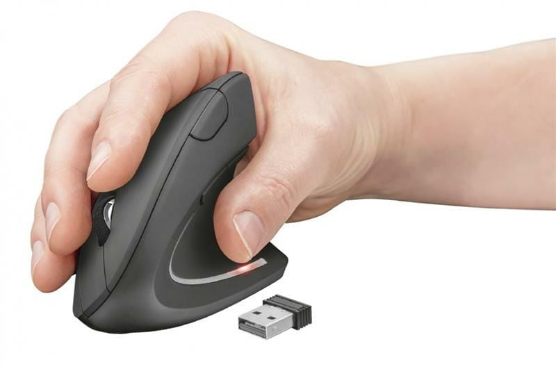 Мышь беспроводная Trust Verto Ergonomic Black (22879)