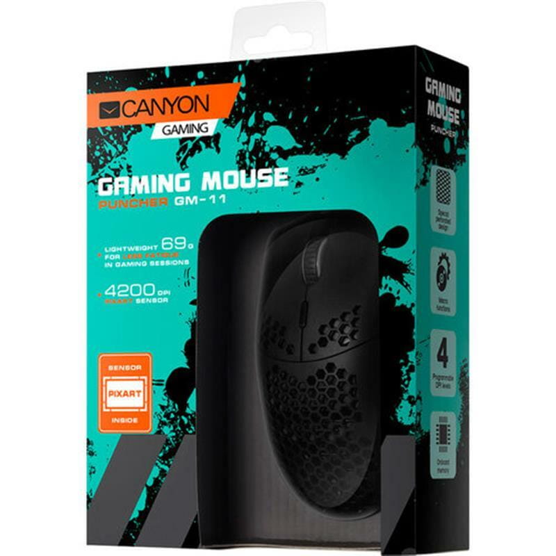 Мышь Canyon Puncher CND-SGM11B Black