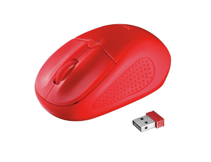 Мышь беспроводная Trust Primo Wireless Red (20787)