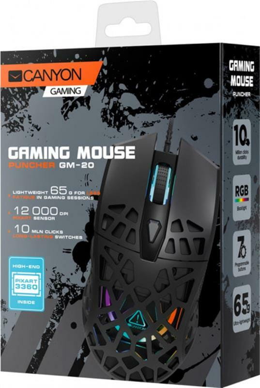 Мышь Canyon Puncher CND-SGM20B Black