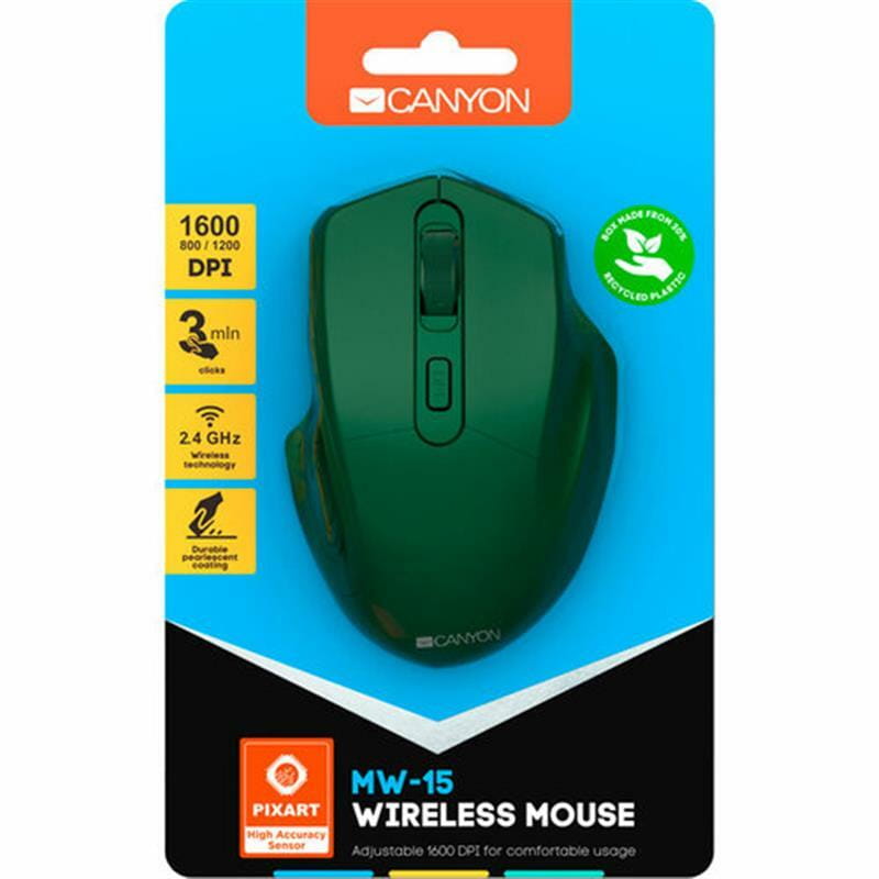 Мышь беспроводная Canyon MW-15 Special Military (CNE-CMSW15SM) USB