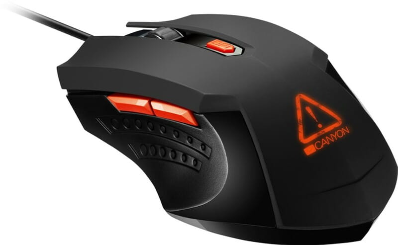 Мышь Canyon Star Raider CND-SGM01RGB Black/Orange