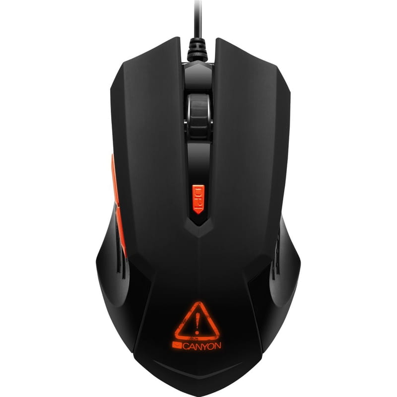 Мышь Canyon Star Raider CND-SGM01RGB Black/Orange