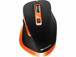 Мышь беспроводная Canyon CNS-CMSW14DG Black/Orange