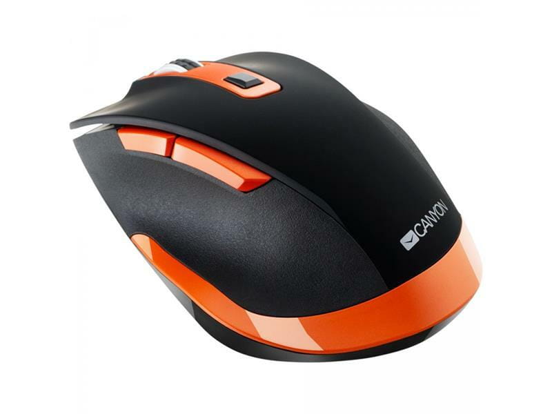 Мышь беспроводная Canyon CNS-CMSW14DG Black/Orange