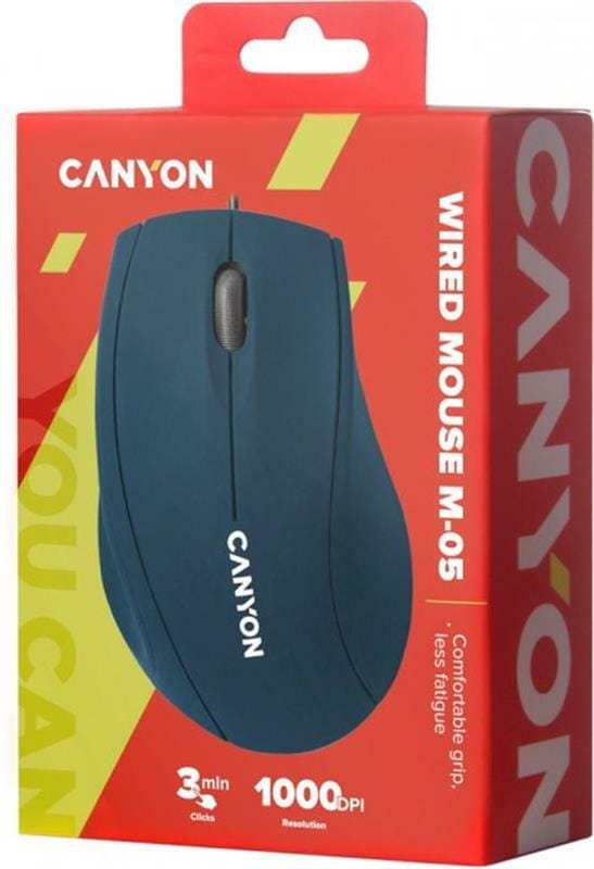 Мышь Canyon M-05 Blue (CNE-CMS05BL)