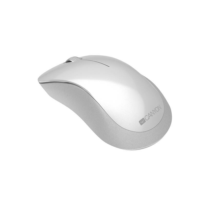 Мышь беспроводная Canyon CNE-CMSW11PW Pearl White/Grey USB