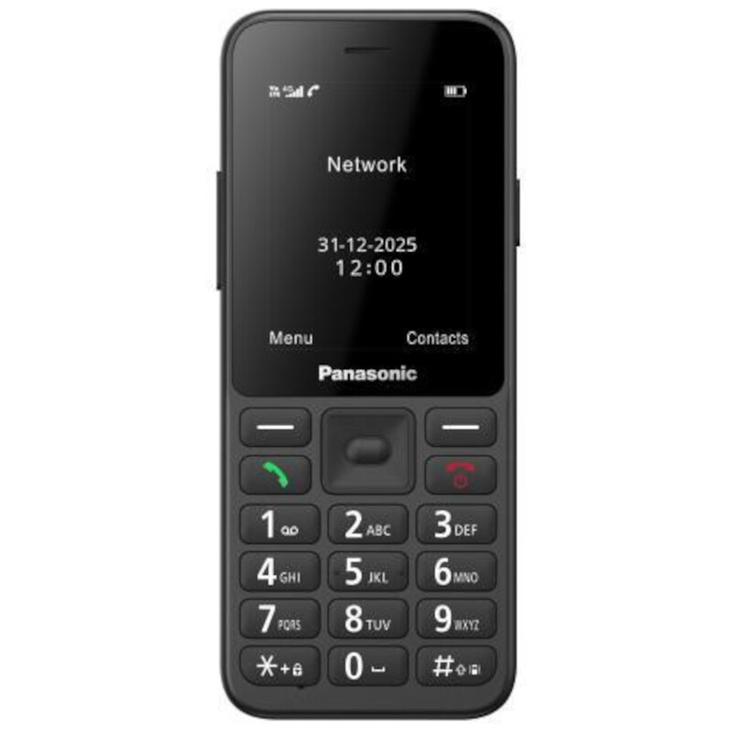Мобiльний телефон Panasonic KX-TU260 Black (KX-TU260EXB)