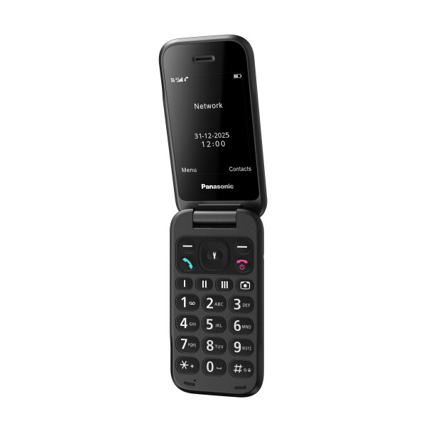 Мобiльний телефон Panasonic KX-TF600 Black (KX-TF600EXB)