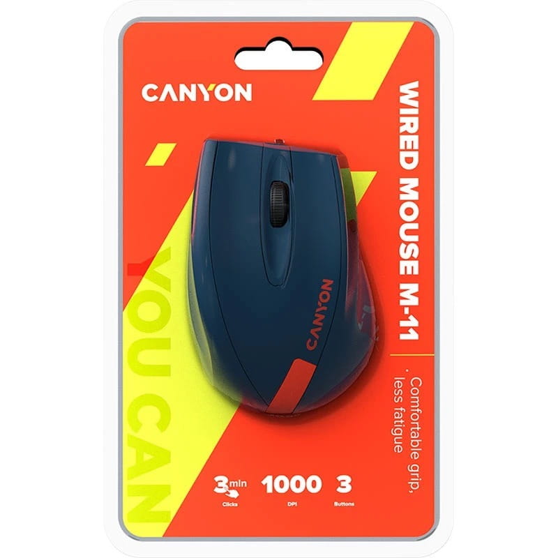 Мышь Canyon CNE-CMS11BR Blue/Red