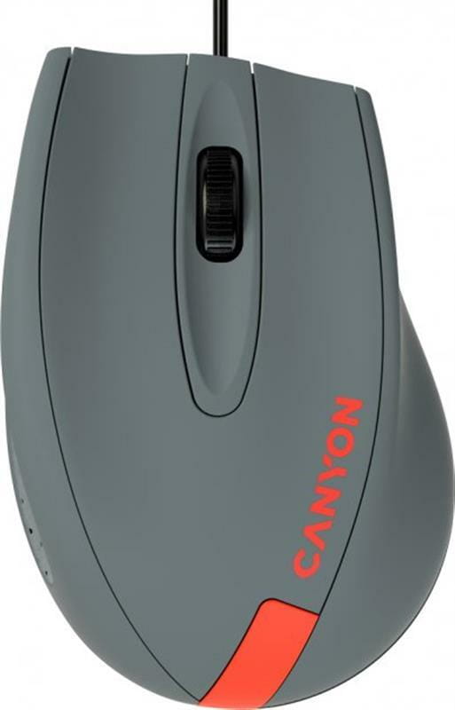 Мышь Canyon CNE-CMS11DG Gray/Red USB