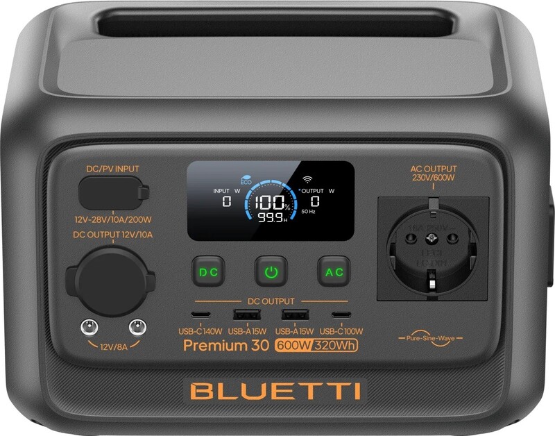 Зарядная станция Bluetti Premium 30 V2, 600W, 320Wh_OEM
