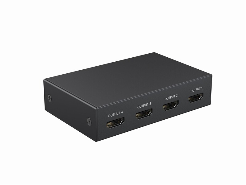 Разветвитель HDMI сигнала Cablexpert (DSP-HDMI4K-4P-01)