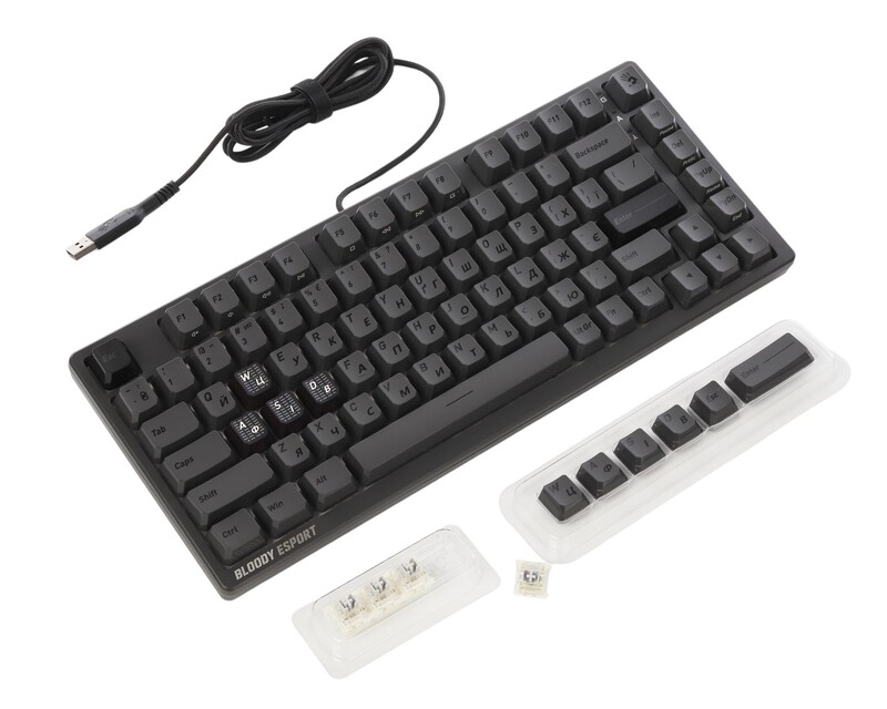Клавіатура Bloody MS76 Iron Grey