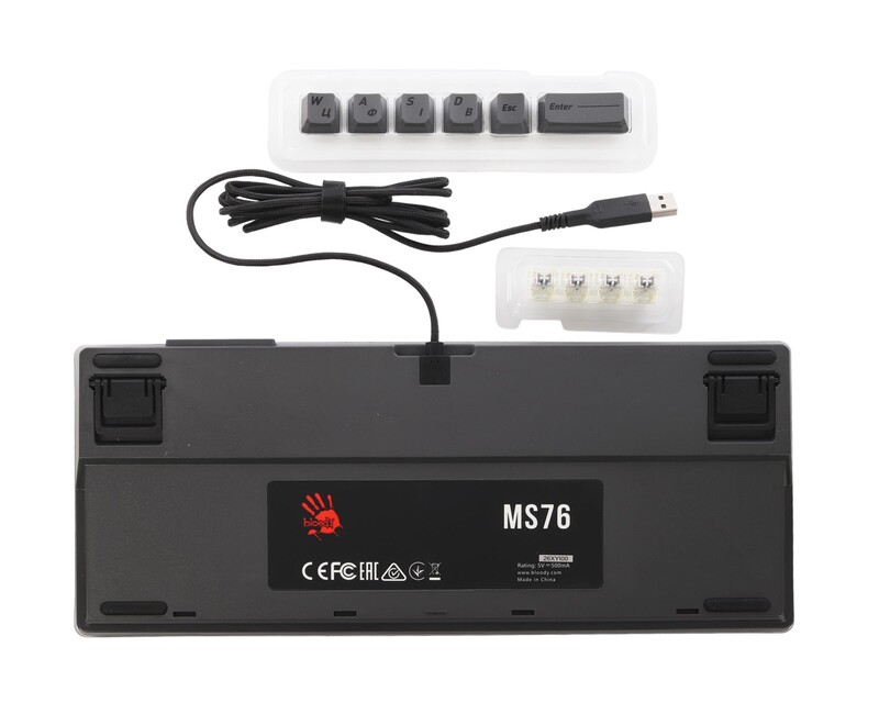 Клавіатура Bloody MS76 Iron Grey